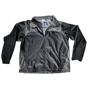 Columbia Men's Black/Gray Windbreaker SZ XL
NEW, No Tags. Hidden Hood